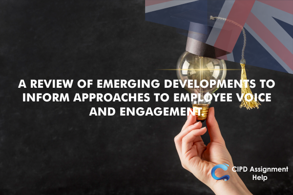 A REVIEW OF EMERGING DEVELOPMENTS TO INFORM APPROACHES TO EMPLOYEE VOICE AND ENGAGEMENT.
