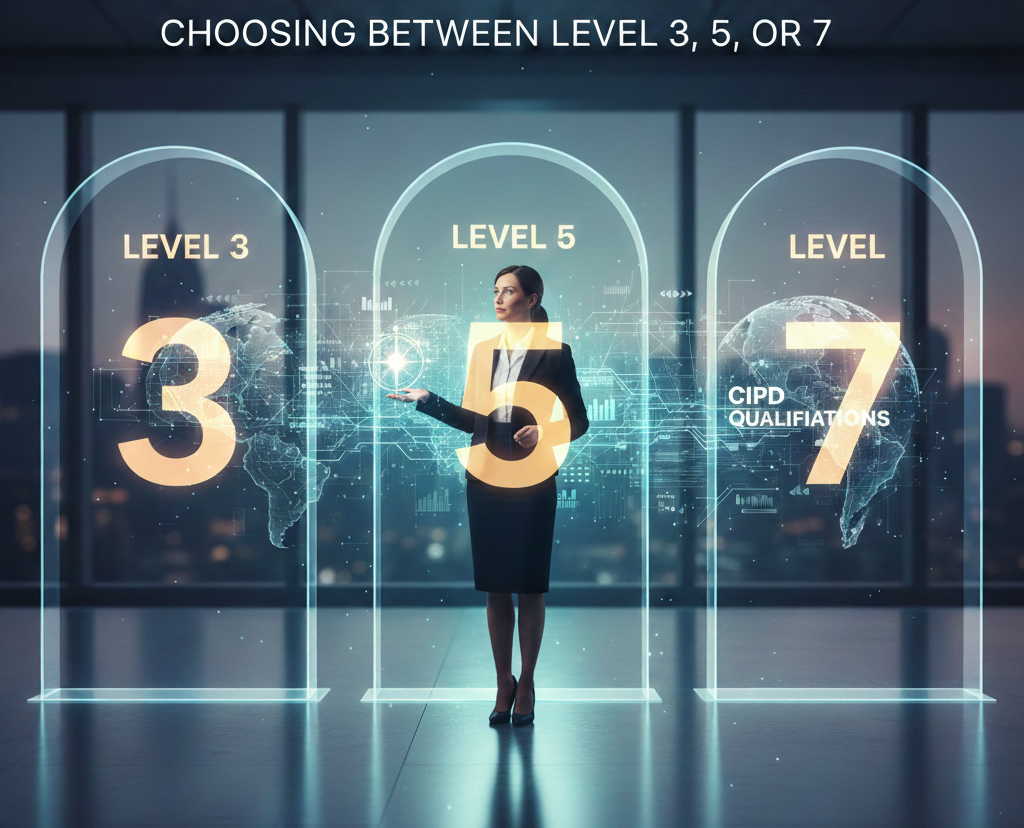 Navigating CIPD qualifications: choosing between Level 3, 5, or 7