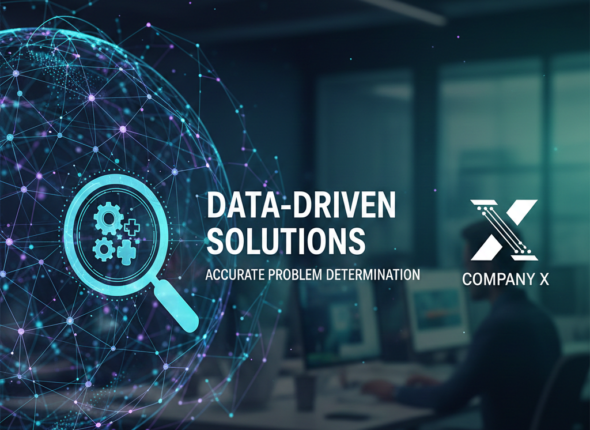Explain the importance of using data at Company X to accurately determine problems and issues.