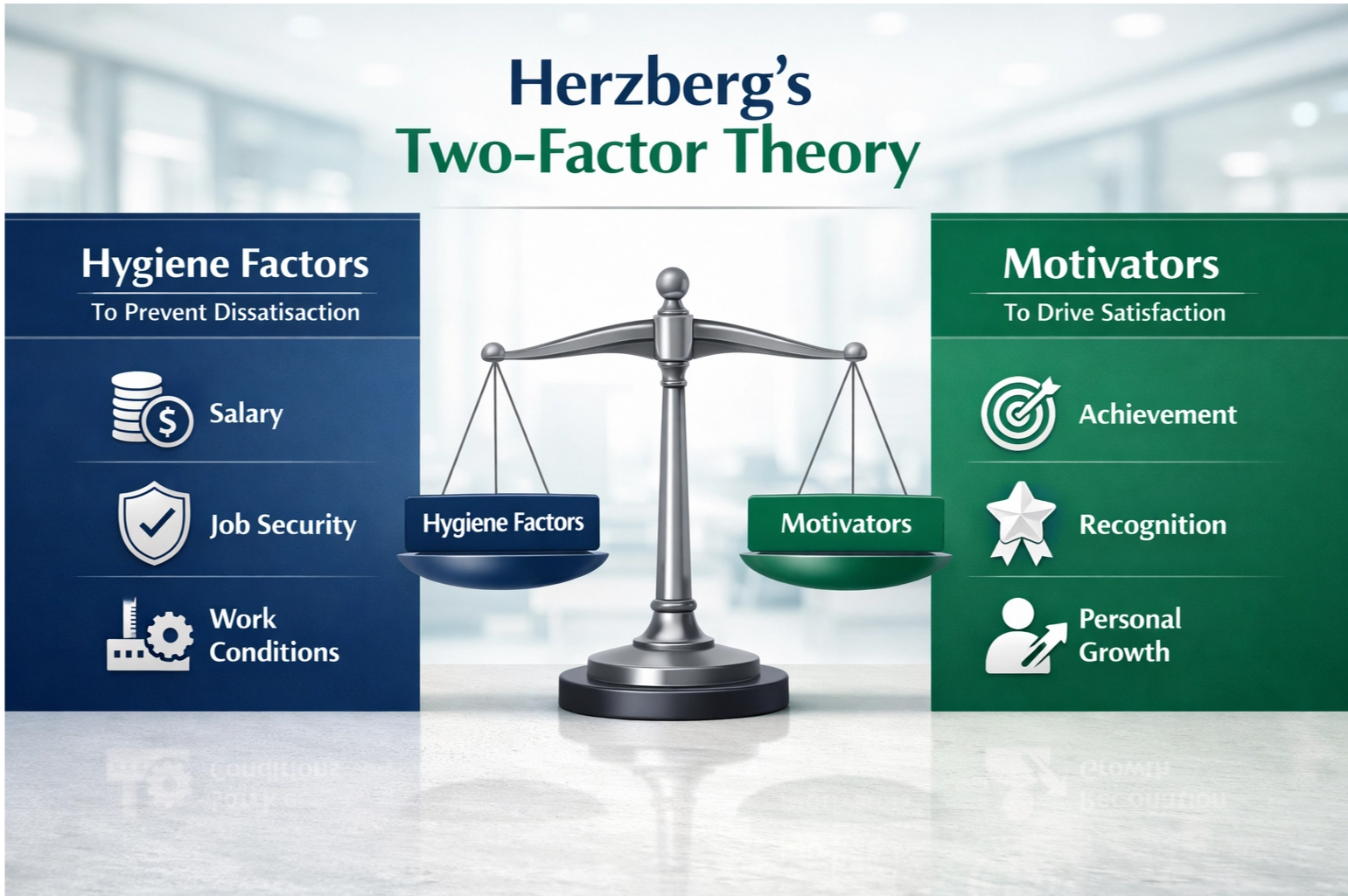 Herzberg’s Two-factor Theory in Motivating Workers